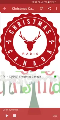 Santa's Christmas Radio android App screenshot 1