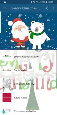 Santa's Christmas Radio android App screenshot 3