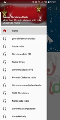 Santa's Christmas Radio android App screenshot 6